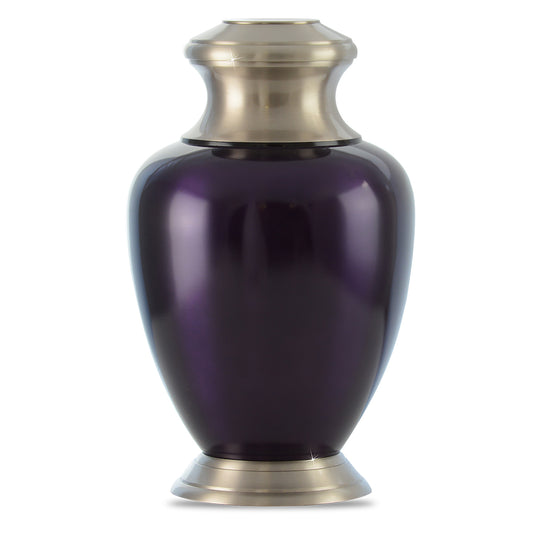 Modern Purple Urn